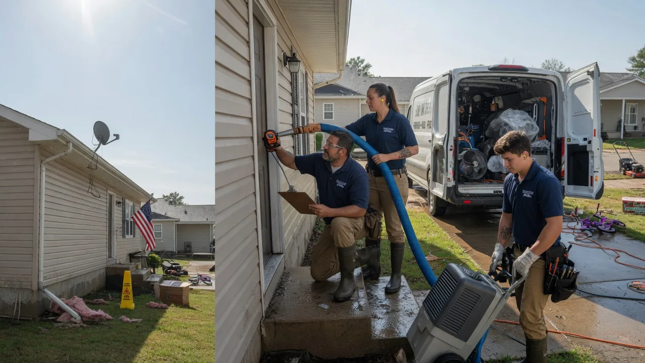 Ceiling Water Damage Restoration in Swaledale, IA near me